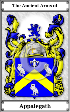 Appalegath Family Crest Download (JPG)  Book Plated - 150 DPI