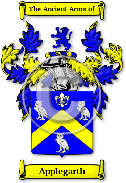 Applegarth Family Crest Download (jpg) Legacy Series - 150 DPI