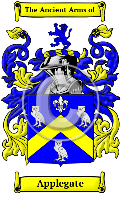 Applegate Family Crest/Coat of Arms