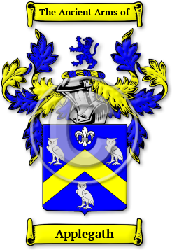 Applegath Family Crest Download (jpg) Legacy Series - 150 DPI