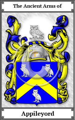 Appileyord Family Crest Download (JPG)  Book Plated - 150 DPI
