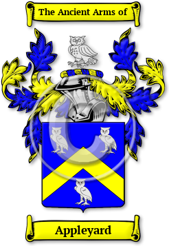 Appleyard Family Crest Download (jpg) Legacy Series - 150 DPI