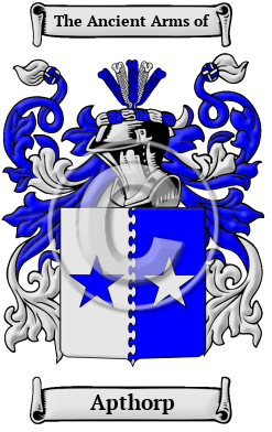 Apthorp Family Crest/Coat of Arms