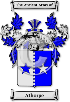 Athorpe Family Crest Download (jpg) Legacy Series - 150 DPI
