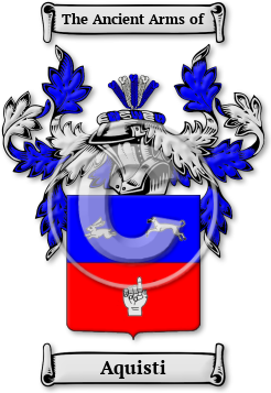 Aquisti Family Crest Download (jpg) Legacy Series - 150 DPI