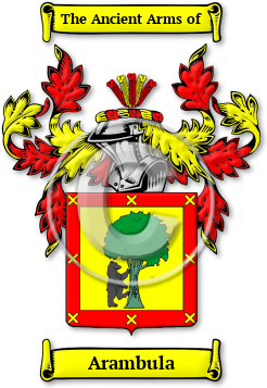 Arambula Family Crest Download (jpg) Legacy Series - 150 DPI