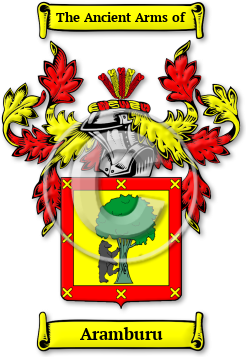 Aramburu Family Crest Download (jpg) Legacy Series - 150 DPI