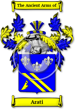 Arati Family Crest Download (jpg) Legacy Series - 150 DPI