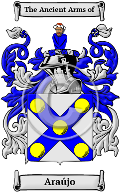 Araújo Family Crest Download (JPG) Heritage Series - 300 DPI
