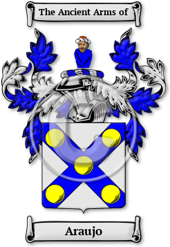 Araujo Family Crest Download (jpg) Legacy Series - 150 DPI