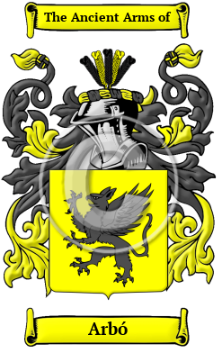 Arbó Family Crest Download (JPG) Heritage Series - 300 DPI