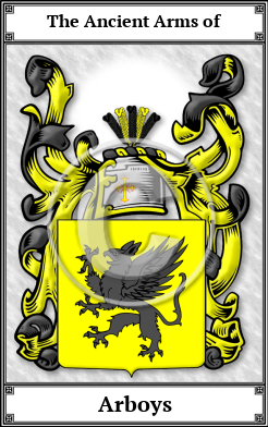 Arboys Family Crest Download (JPG)  Book Plated - 150 DPI
