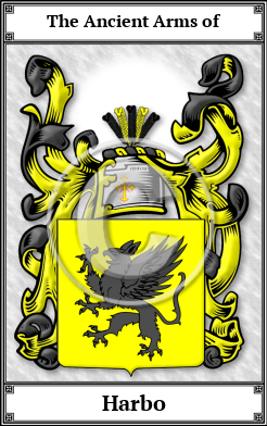 Harbo Family Crest Download (JPG)  Book Plated - 150 DPI