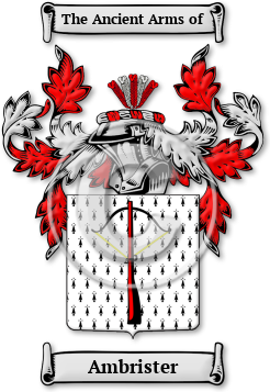 Ambrister Family Crest Download (jpg) Legacy Series - 150 DPI