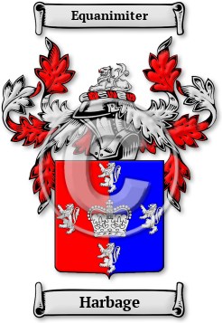 Harbage Family Crest Download (JPG) Legacy Series - 600 DPI