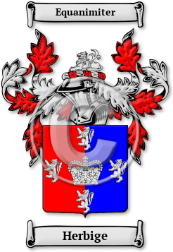 Herbige Family Crest Download (jpg) Legacy Series - 150 DPI