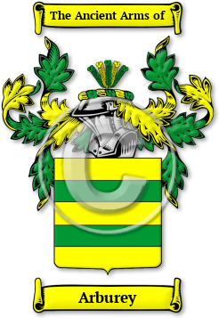 Arburey Family Crest Download (jpg) Legacy Series - 150 DPI