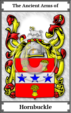 Hornbuckle Family Crest Download (JPG)  Book Plated - 150 DPI