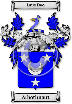 Arbothnaut Family Crest Download (jpg) Legacy Series - 150 DPI
