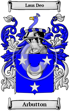 Arbutton Family Crest/Coat of Arms