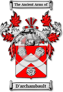 D'archambault Family Crest Download (jpg) Legacy Series - 150 DPI