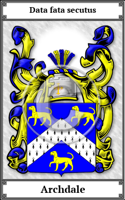Archdale Family Crest Download (JPG) Book Plated - 600 DPI