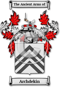 Archdekin Family Crest Download (jpg) Legacy Series - 150 DPI