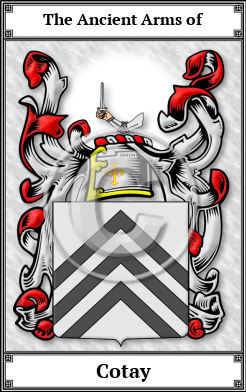 Cotay Family Crest Download (JPG)  Book Plated - 150 DPI