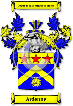 Ardenne Family Crest Download (jpg) Legacy Series - 150 DPI