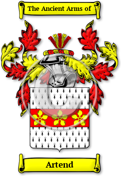Artend Family Crest Download (JPG) Legacy Series - 600 DPI