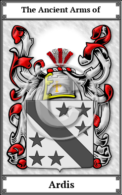 Ardis Family Crest Download (JPG) Book Plated - 600 DPI