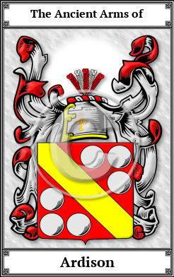 Ardison Family Crest Download (JPG) Book Plated - 600 DPI