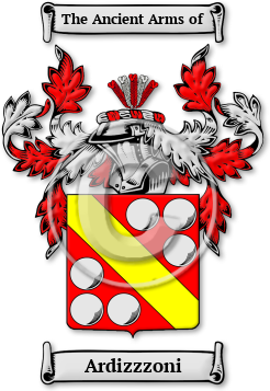 Ardizzzoni Family Crest Download (JPG) Legacy Series - 600 DPI