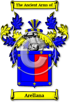 Arellana Family Crest Download (JPG) Legacy Series - 600 DPI