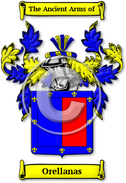 Orellanas Family Crest Download (jpg) Legacy Series - 150 DPI