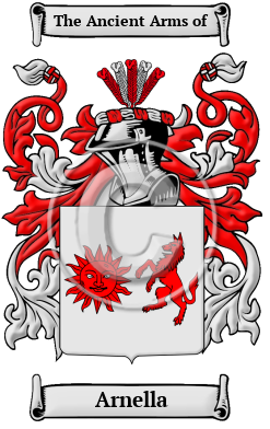 Arnella Family Crest/Coat of Arms