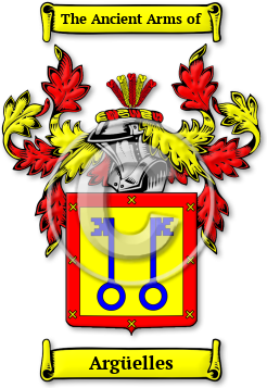 Argüelles Family Crest Download (jpg) Legacy Series - 150 DPI