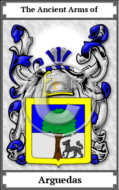 Arguedas Family Crest Download (JPG) Book Plated - 600 DPI