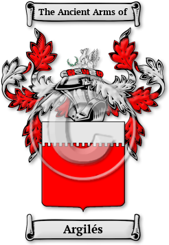 Argilés Family Crest Download (JPG) Legacy Series - 600 DPI