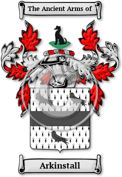 Arkinstall Family Crest Download (jpg) Legacy Series - 150 DPI