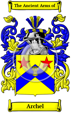 Archel Family Crest Download (JPG) Heritage Series - 600 DPI