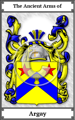 Argay Family Crest Download (JPG)  Book Plated - 150 DPI