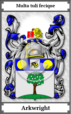 Arkwright Family Crest Download (JPG)  Book Plated - 150 DPI