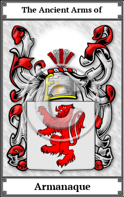 Armanaque Family Crest Download (JPG)  Book Plated - 150 DPI