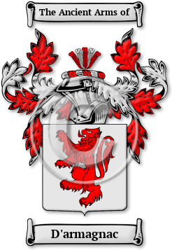 D'armagnac Family Crest Download (jpg) Legacy Series - 150 DPI