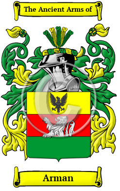 Arman Family Crest Download (JPG) Heritage Series - 600 DPI