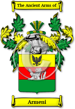 Armeni Family Crest Download (JPG) Legacy Series - 600 DPI