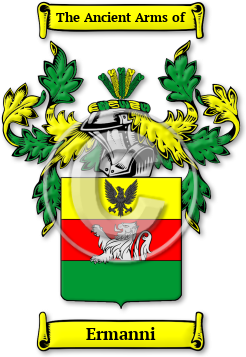Ermanni Family Crest Download (jpg) Legacy Series - 150 DPI