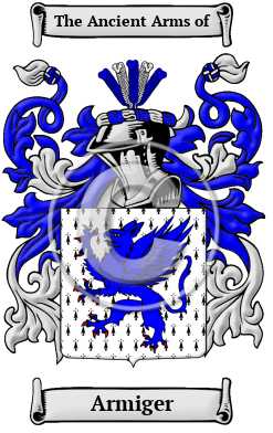 Armiger Family Crest/Coat of Arms