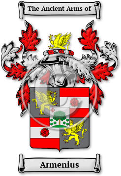 Armenius Family Crest Download (jpg) Legacy Series - 150 DPI